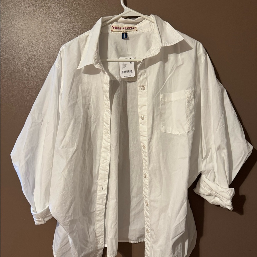 White Button-Up Shirt